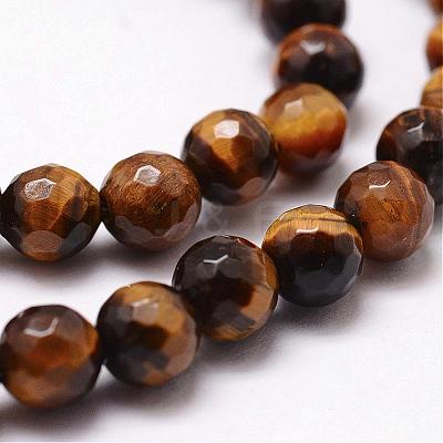 Natural Tiger Eye Beads Strands G-D840-39-4mm-1