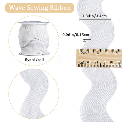 Polyester Wavy Fringe Trim OCOR-GF0003-44H-06-1