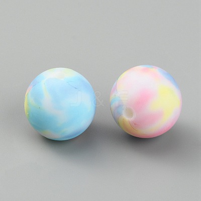 Gradient Color Silicone Beads SIL-TAC0003-06F-1