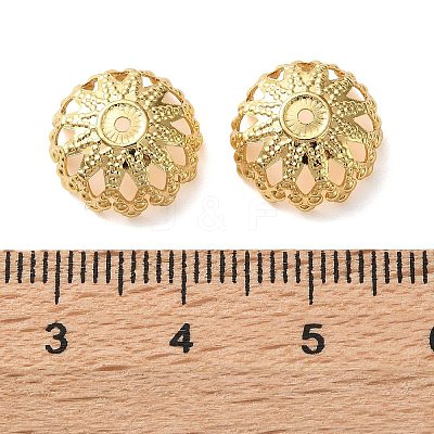 Brass Bead Caps KK-C260-21B-G-1