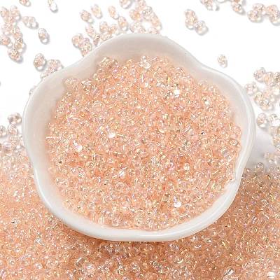 AB Color Plated Glass Seed Beads SEED-L011-06B-08-1