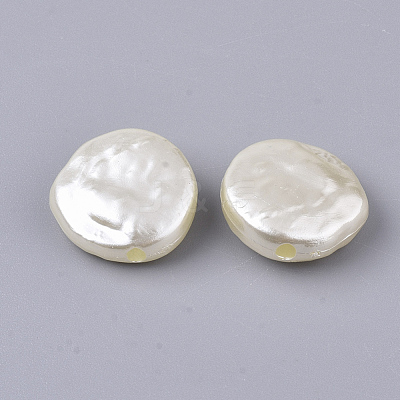 ABS Plastic Imitation Pearl Beads OACR-T022-04-1