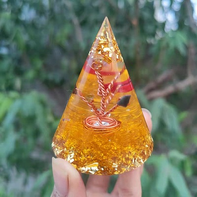 Orgonite Pyramid Resin Energy Generators PW-WG906B0-02-1