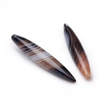 Natural Banded Agate/Striped Agate Beads G-L514-001A-1