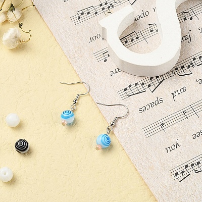 48Pcs Handmade Millefiori Glass Beads LK-YW0001-02B-1