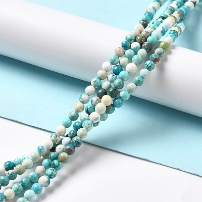 Natural Magnesite Beads Strands G-L555-02A-02-1