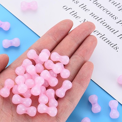 Imitation Jelly Acrylic Beads MACR-S373-96-E10-1
