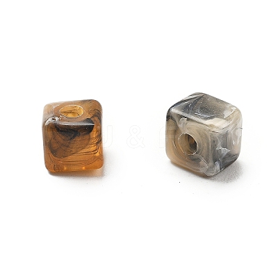 Transparent Acrylic Beads OACR-H044-04A-07-1