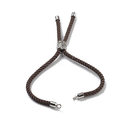 Twisted Nylon Cord Silder Bracelets DIY-B066-03P-05-1