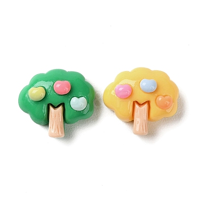 Opaque Resin Cabochons CRES-F030-01C-1