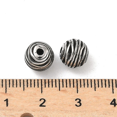 Retro 316 Surgical Stainless Steel Beads STAS-L307-17AS-13-1