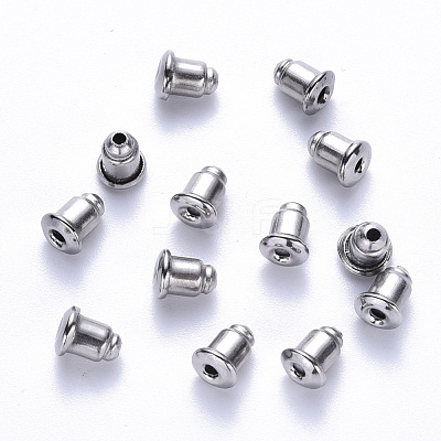 Non-Tarnish 304 Stainless Steel Bullet Ear Nuts STAS-S113-002-1