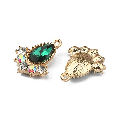 Glass Rhinestone Pendants FIND-TAC0017-07LG-10-1
