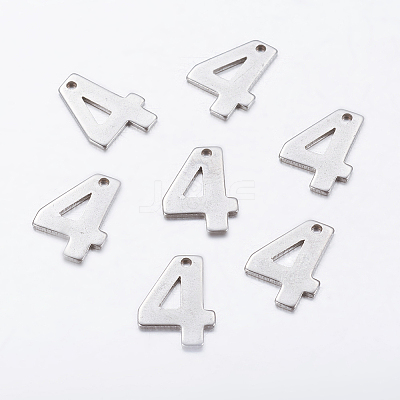 Tarnish Resistant 201 Stainless Steel Pendants STAS-F128-01P-4-1