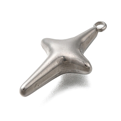 304 Stainless Steel Pendants STAS-C119-22P-1