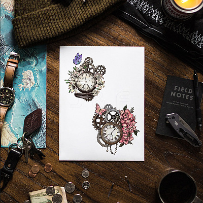 PVC Plastic Clear Stamps DIY-WH0448-0506-1