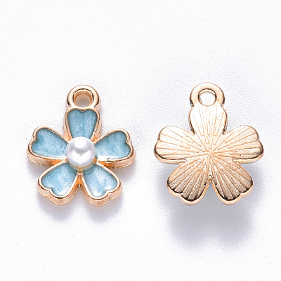 Alloy Enamel Charms ENAM-N054-028B-1