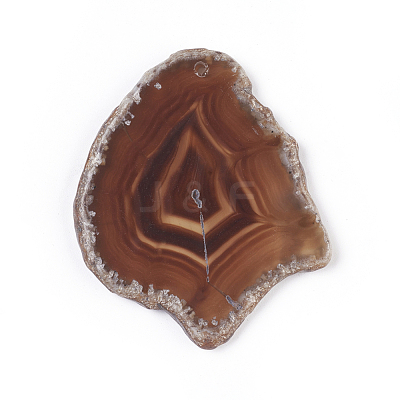 Natural Agate Pendants G-F646-02-1