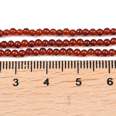Natural Carnelian Bead Strands G-K146-03-2mm-1