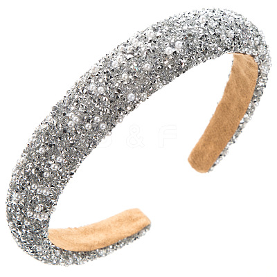 Pearl Rhinestone Hair Bands PW-WG74982-07-1