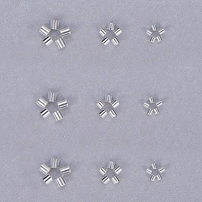 Brass Crimp Beads KK-PH0036-13-1