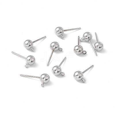 Brass Ball Post Ear Studs EC254-1