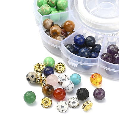 DIY Gemstone Bracelet Making Kit DIY-YW0006-08-1