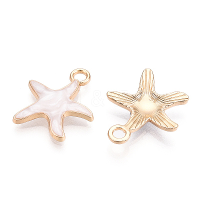 Alloy Pendants X-ENAM-S119-059D-1