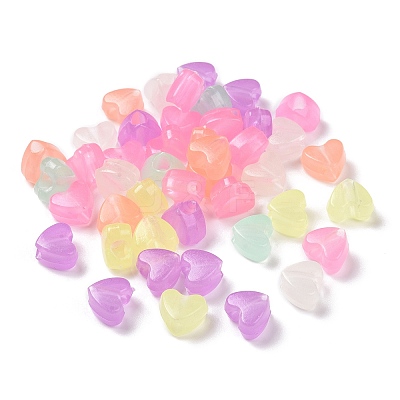 Luminous Transparent Acrylic Beads X-LACR-Q001-01-1