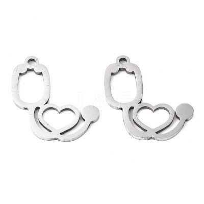 Non-Tarnish 201 Stainless Steel Pendants STAS-Q240-041P-1