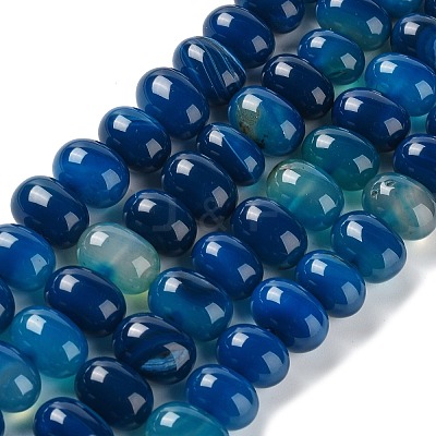 Natural Agate Beads Strands G-G021-03A-07-1