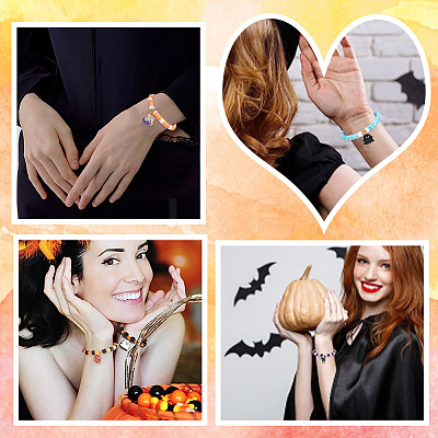 Halloween Bracelets Making Kit DIY-SC0021-94-1
