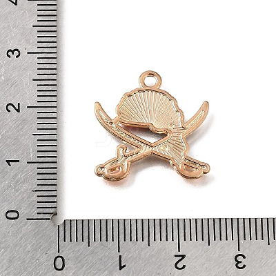 Alloy with Enamel Pendants AL-CBA9E11-03KCG-01-1