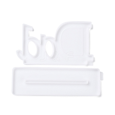 Father's Day Theme DIY Silicone Molds DIY-G046-15-1