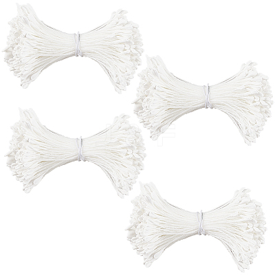 Gypsum with Cotton Cord Artificial Flower Core DIY-WH20007-36B-09-1