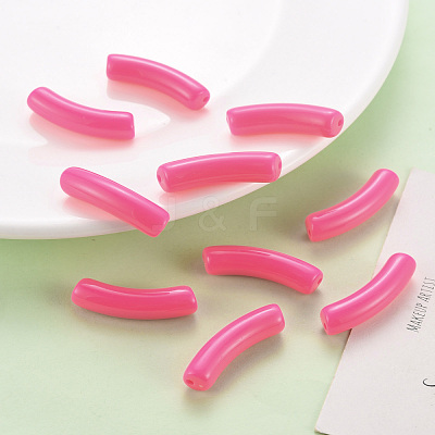 Opaque Acrylic Beads X-MACR-S372-002B-S005-1