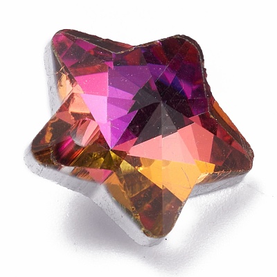 Electroplate Glass Charms GLAA-H104-A01-1