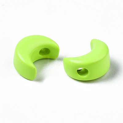 Spray Painted Brass Charms LS-KK-Q252-005I-1