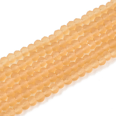 Transparent Glass Beads Strands EGLA-A044-T1mm-MD23-1