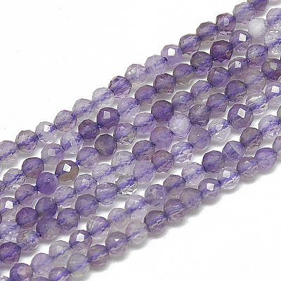 Natural Amethyst Beads Strands X-G-S300-34-2mm-1