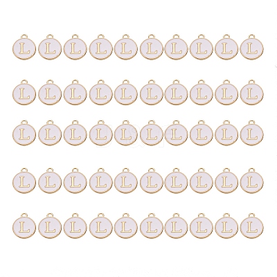 Golden Plated Alloy Charms ENAM-SZ0001-25A-L-1