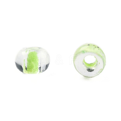 Glow in the Dark Luminous Transparent 8/0 Glass Seed Beads SEED-YWC0001-01I-1