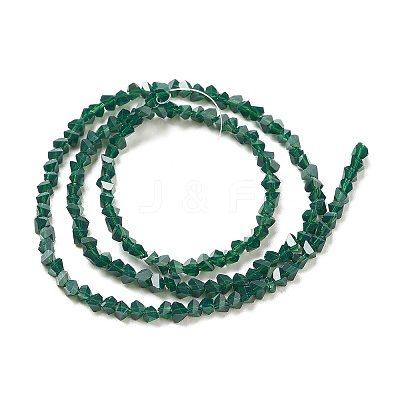 Transparent Solid Color Glass Beads Strands X-GLAA-L031-01-B02-1