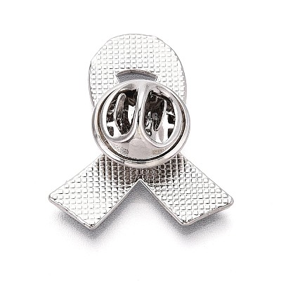 Awareness Ribbon Alloy Enamel Lapel Pins for Backpack Clothes JEWB-N009-03P-1