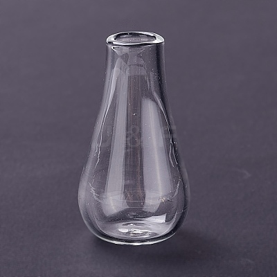 Miniature Glass Vase Ornaments AJEW-Z006-02-1