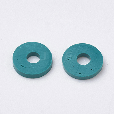 Handmade Polymer Clay Beads X-CLAY-R067-6.0mm-07-1