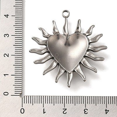 304 Stainless Steel Pendants STAS-H223-15AS-02-1