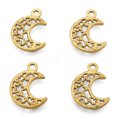 Ion Plating(IP) 201 Stainless Steel Pendants STAS-N098-224LG-1