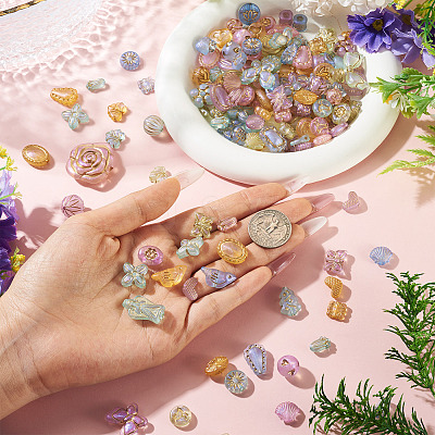 100G Transparent Acrylic Beads OACR-BT0001-05F-1