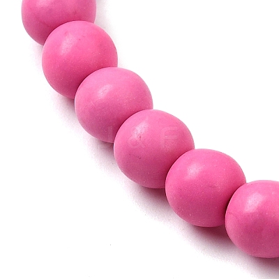 Synthetic Turquoise Beads Strands TURQ-G106-6mm-02K-1
